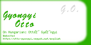 gyongyi otto business card